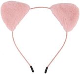 Bonnie Z. Leonardo Fluffy Cat Ears Headband Pink