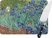 Irises (Van Gogh) Rectangular Glass