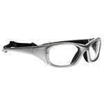 ATTENUTECH Lead Glasses, X-Ray Radiation Eye Protection, .75mm Pb, Lightweight MX30, Soft Nose Pad (Silver)