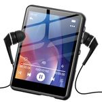 SWOFY M4 32GB MP3 Audio Player with Bluetooth 5.0, Mini HiFi Lossless Digital Music Player | 2.4 Inch Touch Screen | FM Radio | Voice Recorder | Smart E-Book | Alarm