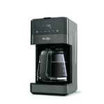 Mr. Coffee 12-Cup Programmable Coffee Maker Coffee Machine with Strong Brew Selector, Auto-Pause and LED Touch Display Black