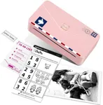 Phomemo M04AS Thermal Printer- Portable Inkless Note Printer Wireless Bluetooth Printer, Support 15/53/80/110mm Paper, 300dpi, Great for Notes, Memo, Documents, List, with 1 Roll Transparent Paper