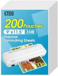 KTRIO Laminating Sheets, Holds 8.5 