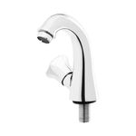 Hindware Lyra F920040CP Brass Swan Neck for Kitchen / Bathroom Washbasin (Chrome Finish)