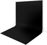 Linhedai 10 x 20 ft Black Backdrop 