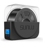 SUNLU Filament Dryer Box for 3D Printer Filament, S1 Plus Filament Dehydrator with Fan Design, Filament Storage can Keep 1.75 2.85 3.00mm PLA PETG ABS Filament Dry During 3D Printing (Black)