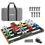 Donner Guitar Pedal Board with Built-in Power Supply, Aluminium Alloy Effects Pedalboard, DB-P300, 3.4Lb, 19.7 * 12.3 * 1.8"