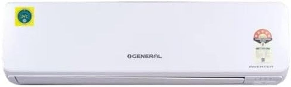 O General 2 Ton 5 Star Inverter Split AC | Copper Condenser | PM 2.5 Filter | Ambient Cooling | R32 Refrigerant (ASGG24CGAA-B, White, 2025 Model)