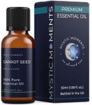 Mystic Moments | Carrot Seed Essential Oil 50ml - Pure & Natural Oil for Diffusers, Aromatherapy & Massage Blends Vegan GMO Free