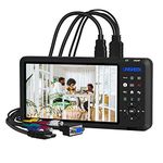 UNISHEEN Video Recorder 1080P 60FPS USB2.0 with 7" Screen, DVI/HDMI/CVBS/VGA/YPBPR Capture from VCR, DVD, VHS Tapes, Camcorders, Hi8 - No Computer Required