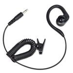 TWAYRDIO 1 Pin 3.5mm Radio Earpiece Replacement for Motorola Kenwood Walkie Talkie Speaker Mic, Listen/Receive Only Police Radio Headset Ear Piece for Law Enforcement