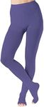 Plus Size Compression Tights for Women 20-30mmHg with Open Toe - Womens Graduated Compression Hose for Swelling, Sclerotherapy, Pregnancy Circulation - Purple, 7X-Large - A214PR10
