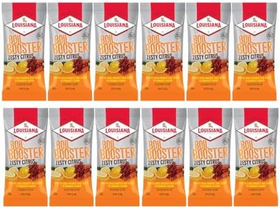Louisiana Fish Fry Boil Booster Salt-Free Seasoning Blend, Zesty Citrus, 7 Ounce (Pack of 12)
