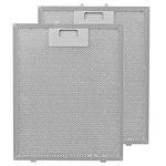 Hygena Cooker Hood Metal Mesh Extractor Ventilation Filter (Pack of 2, Grey, 300 x 240 mm)