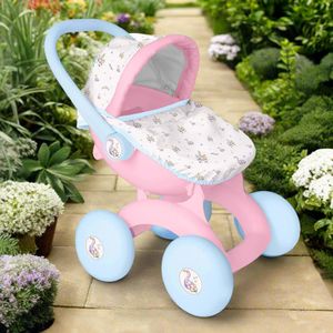 BabyBoo 4-in-1 Doll Pram – Convertible Stroller, Pink