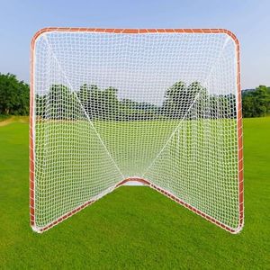 Gulfmore 6x6 FT Lacrosse Goal Regulation Size with Steel Frame for Youth and College Players