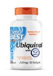 Doctor's Best, Ubiquinol, with Kaneka QH Ubiquinol, 200mg, 30 Capsules, Coenzyme Q10, Highly Dosed, SOYA Free, Gluten Free, Non-GMO