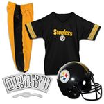 Franklin Sports NFL Pittsburgh Steelers Deluxe Youth Uniform Set, Medium