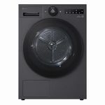 LG VX70 Series AI Dry RHX7009TBB Wifi Connected 9Kg Heat Pump Tumble Dryer - Black - A+++ Rated