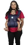 Soulslings 4 in 1 Lali Baby Carrier Bag, 100% Cotton, Newborn to 2 Years, Ergonomic Carry with Hip Carry,Lightweight,Safe