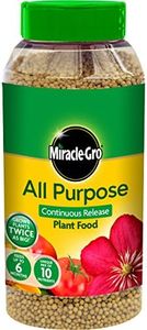 Miracle-Gro 17684 All Purpose Continuous Release Plant Food 1 kg, Green, Brown