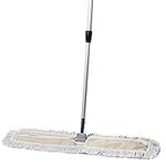 Tidy Tools 36 Inch Dust Mop - Industrial Strength Floor Mop with Extendable Handle and Frame - Cleaning Supplies for Hardwood Tile Laminate Floor Cleaning (36 X 5 Inch)