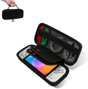 Funda rígida de Viaje Compatible con Hori Split Pad Compact – Funda de Transporte para Controladores Hori + Consola Nintendo Switch/Switch OLED [portátil] [Ligera] [protección Completa]