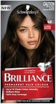 Schwarzkopf Brilliance, Permanent Hair Colour, 46 Coffee Brown