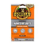 Gorilla Permanent Adhesive Dots, Double-Sided, 150 Pieces