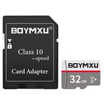 TF Memory Card 32GB,BOYMXU TF Card with Adapter,High Speed Memory Card Class 10 Memory Card for Phone Camera Computer