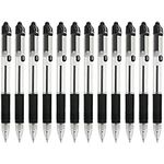 Z-Grip Retractable Ballpoint Pen - Pack of 12 - Black