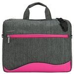 VanGoddy Wave Slim Magenta Anti Theft Messenger Bag for Lenovo Flex/IdeaPad/ThinkPad/Miix/Yoga/Chromebook/N Series 11"-13.3inch