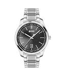 BOSS Analogue Quartz Watch for Men with Silver Stainless Steel Bracelet - 1513730