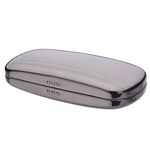 Philley Sunglasses Case Striped Aluminum Hard Shell Metal Spectacles Box Eyeglasses Case for Women & Men(Grey)