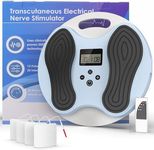Rechargeability Circulation Blood Booster for feet and Legs, TENS & EMS foot massagers for pain and circulation, Relieve Foot Pain, Fight Fatigue and Soreness, Reduce Swelling, 12 Modes & 20 Levels
