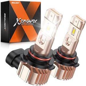 SEALIGHT 9006 HB4 Fog Light Bulbs, 600% Bright HB4 Led Fog Lights, 6500K Cool White Strong Penetration, 50000HRS Lifespan Replacement Fog Light Bulbs, Non-polarity, Pack of 2