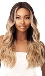 Outre Synthetic I Part Swiss Lace Front Wig - STEVIE (1 Jet Black)