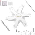 iPhone Cleaning Kit Port Cleaner - Repair & Restore Tool for iPad Pro Watch Cell Phone Charging Port, Lightning Charger Cables Speaker Airpod Cleaning Putty Dust for All Devices - Snowflake Multitool