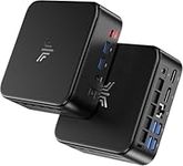 KAMRUI Mini PC E3B, Mini Computer AMD Ryzen 5 7430U (6C/12T, Up to 4.3GHz), 16GB DDR4 512GB M.2 SSD Mini Gaming Pc W11 PRO, 4K Triple Display/WiFi 6/BT5.2/USB3.2 for Home/Business Mini Desktop PC