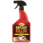 Ant Killer, Destroys Nests And Colonies, Ideal For Home, Kitchen, Living Room, Bedroom (1L Ant & Crawling insect Killer Liquid)