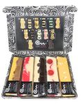 Oooh!..FUDGE Luxury Gourmet Fudge Selection Hamper (Pack of 5 Bars) - The Pudding Box - Handmade Fudge Gift - Lemon Meringue, Banoffee Pie, Mississippi Mud Pie, Strawberry Cream Swirl, Cherry Bakewell