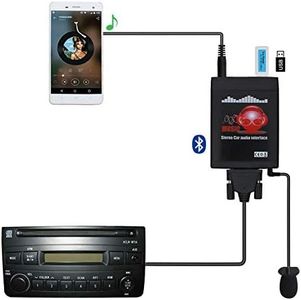 Bluetooth Car Kit, Yomikoo Car Audio USB AUX Input Bluetooth 5.0 Music Adapter with Wireless Hands Free for Toyota 5+7pin Avensis Corolla Highlander RAV4 Yaris