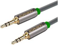 3.5mm Aux Cable 50 Feet (15 Meters) 3.5mm Male to 3.5mm Male Stereo Audio Cable 50ft (15M) for Car, Home Stereo, iPhone, Smartphone, iPod, iPad or any Audio Device with 3.5mm Aux Port ED84170 (4 Pack)