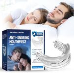 Anti Snoring Devices, Anti Snoring Mouth Guard, Night Time Teeth Mouthguard & Sleeping Bite Guard for Stop Snoring, Effective Snoring Solution for Women and Men