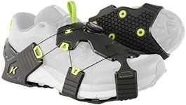 Korkers Ice Runner Ice Cleats - Lightweight and Durable - 22 Replaceable Carbide Spikes - Black/Green - Medium
