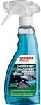 SONAX Cockpit Spray Matt Effect 500ml | Sport Fresh Fragrance | Dashboard Cleaner for Car | Dust-Repellent, Protective Plastic Care | For Matte, Textured Surfaces, Wooden Panels | Art. No. 03572410