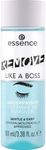 essence | Remove Like A Boss Waterproof Eye & Face Make-Up Remover | Bi-Phase, Gentle & Caring, Easy to Remove | Vegan & Cruelty Free | Free from Parabens, & Microplastic Particles