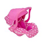 Dolly Tots Dolls Car Seat | Comfort Carry Along Chair | Baby Doll Travel Car Seat With Storage | Integrated Strap Fits Dolls up to 45cm | Prams, Pushchairs and Dolls Accessories | Ages 3+