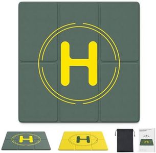 Drone Landing Pad, Holy Stone 50cm/19.68in Universal Portable Luminous Waterproof Foldable Helipad for RC Drones Helicopter, DJI Phantom 3/4/Mavic Pro/Inspire, Holy Stone Drone