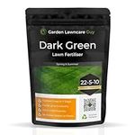 Dark Green Lawn Fertiliser - Non Toxic - High in Nitrogen Greens Grass Fast - Feeds for 90 Days - Child and Pet Friendly - Garden Lawncare Guy